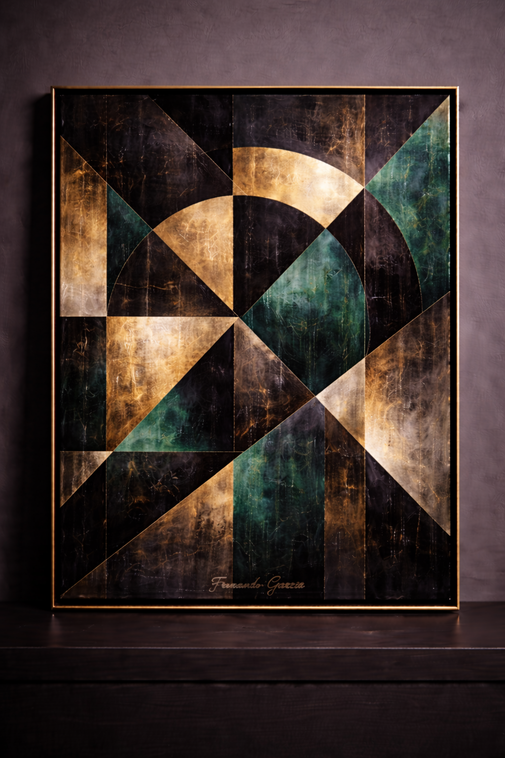 Abstract geometric art by Fernando Garcia
