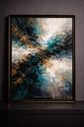 Abstract painting in vibrant hues